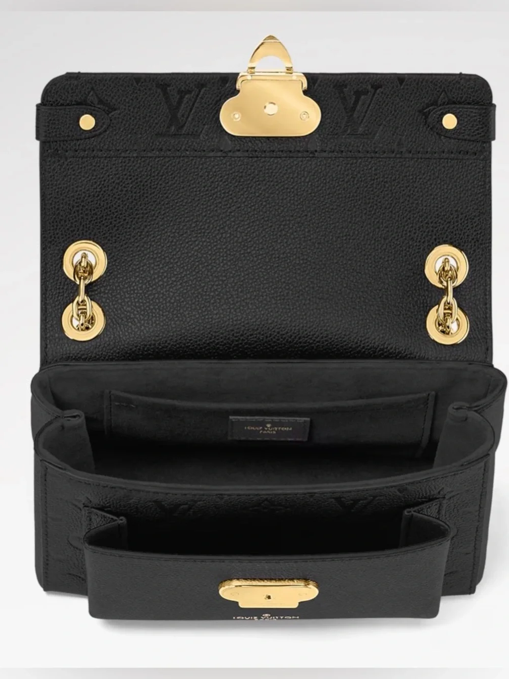Louis Vuitton Vavin BB Black Embossed Empreinte Leather Crossbody, Shoulder Bag - Picture 12 of 14